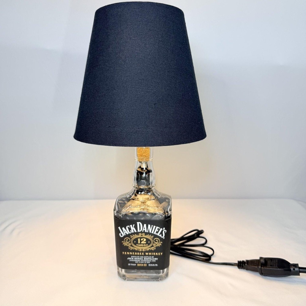 Jack Daniel's 12 Years Old Table Lamp Tennessee Whiskey Batch 03 Fathers Day